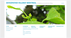 Desktop Screenshot of osteopathievilleraymontreal.com